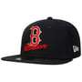 59Fifty Script Team Red Sox Cap by New Era dunkelblau