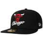 59Fifty Script Team Bulls Cap by New Era schwarz