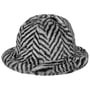 Faux Fur Stripe Casual Stoffhut by Kangol grau