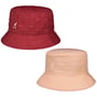 Pucker Check Bucket Wendehut by Kangol rot