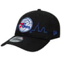 9Twenty NBA Tip Off 76ers Cap by New Era schwarz