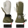 Heli Ski 3-Finger Handschuhe by Hestra oliv