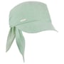 Cotton Chambray Damencap by Seeberger grün