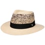 Twotone Crown Traveller Panamahut by Lierys natur-schwarz