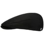 Cotton Herringbone Flatcap by Brixton schwarz