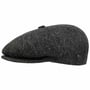 Galvin Herringbone Flatcap by Bailey 1922 schwarz