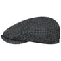 Brayton Harris Tweed Driver Flatcap by Stetson grau-blau