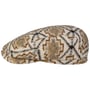 Navajo Driver Jersey Flatcap by Stetson cremeweiß