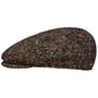 Colour Spots Driver Flatcap by Stetson schwarz