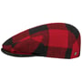 Check Driver Flatcap by Lierys schwarz-rot
