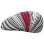 Digital Stripes 507 Flatcap by Kangol grau-rot