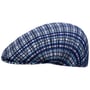 Prep Plaid Flatcap by Kangol blau