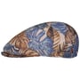 Printed Leather Flatcap by Alfonso D’Este blau-beige