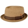 Gareth Classic Pork Pie Strohhut by Mayser beige-braun