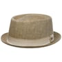 Herringbone Pork Pie Stoffhut by Lierys beige