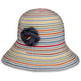 Colour Stripes Stoffhut by Lierys Gold blau