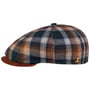 Candiso Check Flatcap by Lierys Gold braun-blau