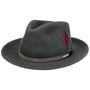 Vellacott Fedora Wollhut by Stetson dunkelgrau