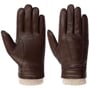 Conductive Sheepskin Lederhandschuhe by Stetson dunkelbraun