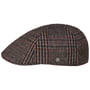 Spickard Wool Glencheck Flatcap by Lierys dunkelblau