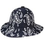 Paisley Wide Brim Casual Hut by Kangol dunkelblau