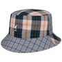 Plaid Mashup Bucket Fischerhut by Kangol hellblau