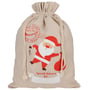 Geschenkbeutel Nikolaus 30 cm x 40 cm natur