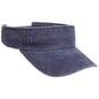Washed Cotton Visor by Lipodo dunkelblau