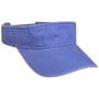 Washed Cotton Visor by Lipodo blau