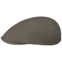 Washed Cotton Flatcap by Lipodo dunkelgrau