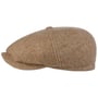 Hatteras Doubleface Sustainable Flatcap by Stetson beige