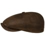 Hatteras Oily Goat Flatcap by Stetson dunkelbraun