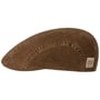 Madison Soft Vintage Cotton Flatcap by Stetson braun
