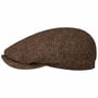 Sustainable Glencheck Driver Flatcap by Stetson braun