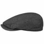 Sustainable Cashmere Flatcap by Stetson anthrazit