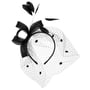 Dalenia Sinamay Fascinator by McBURN schwarz