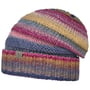 Bernardo Beanie med Fold med Fleece by Lierys blå-rød