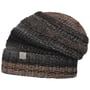 Bernardo Beanie med Fold med Fleece by Lierys brun-svart