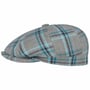 Miramo Check Coolmax Flatcap grau