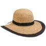 Margate Raffia Schlapphut natur-schwarz
