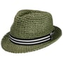 Honalo Trilby Crochet Strohhut by Chillouts oliv