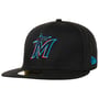 59Fifty Perf Emea Marlins Cap by New Era schwarz