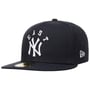 59Fifty Team League Yankees Cap by New Era dunkelblau