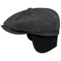 Hatteras Datto Flatcap mit Ohrenklappen by Stetson schwarz