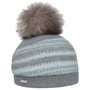 Faux Fur Pom Walkmütze by Seeberger hellblau
