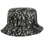 Needlepunch Floral Bucket Stoffhut by Kangol schwarz