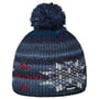 Ike Pompon Beanie by Eisbär dunkelblau