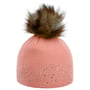 Nalin Lux Crystal Beanie by Eisbär pink