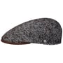 Bertonico Herringbone Flatcap by Lierys braun-blau