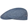 Lecoma Leinen Flatcap by Lierys blau-meliert